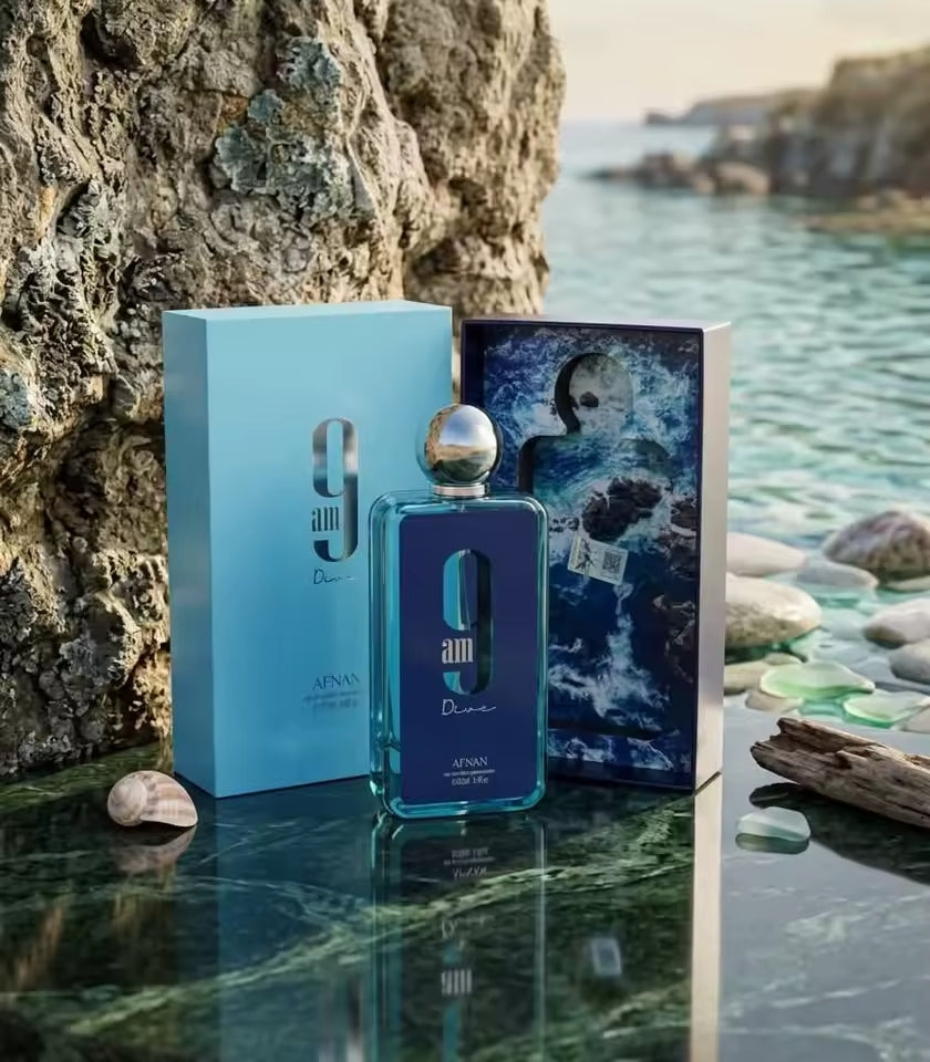 Afnan 9AM Dive EDP 100ml – Fresh & Energizing Unisex Fragrance