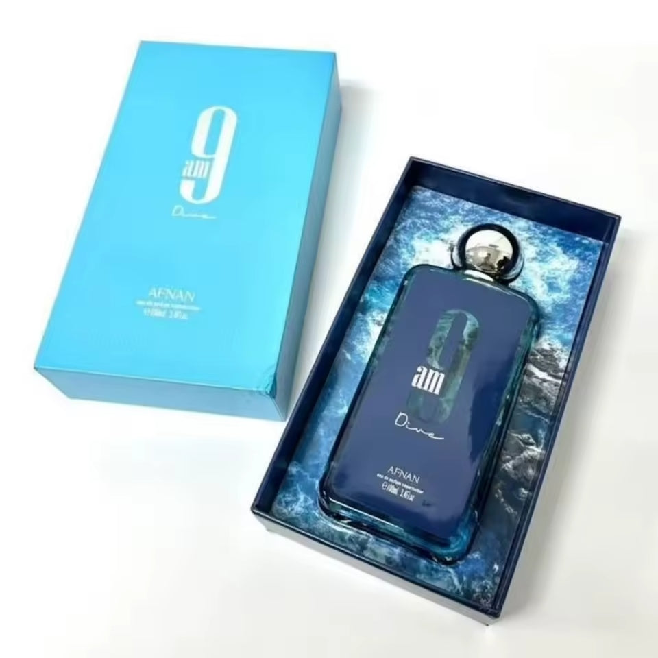 Afnan 9AM Dive EDP 100ml – Fresh & Energizing Unisex Fragrance