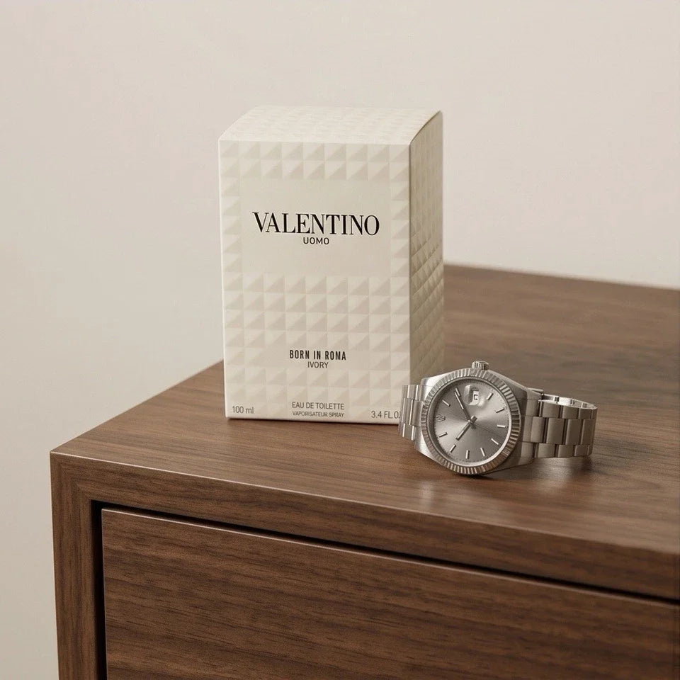 Valentino Uomo Born in Roma Ivory EDT – 3.4 oz
