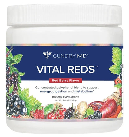 Gundry MD Vital Reds – Concentrated Polyphenol Blend, Red Berry Flavor