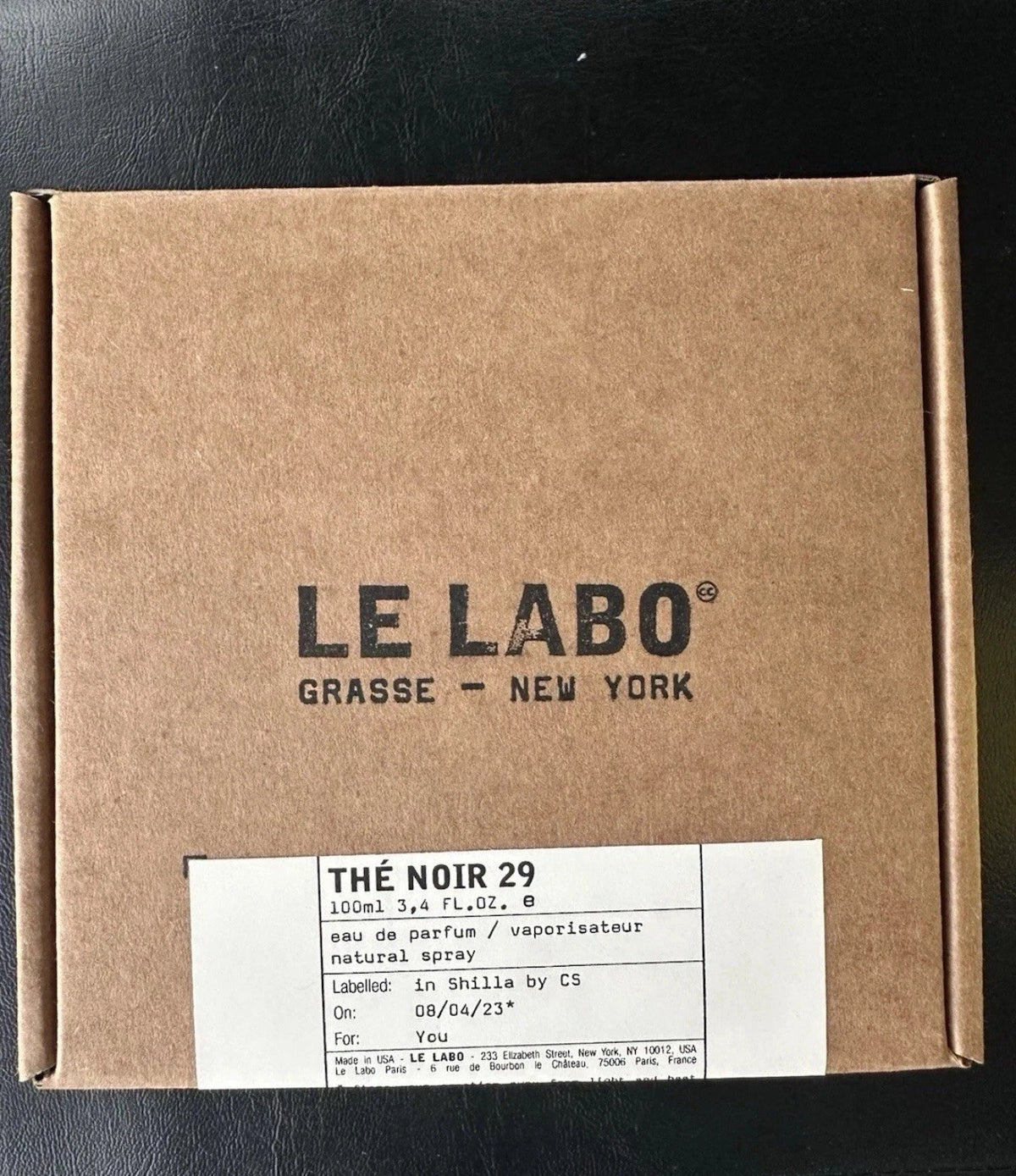 Le Labo Thé Noir 29 Eau de Parfum – Unisex, 100ml / 3.4 oz