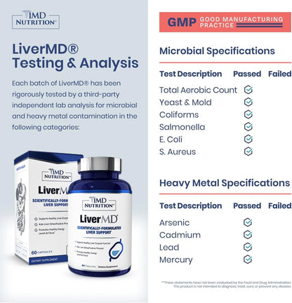 1MD Nutrition LiverMD – Liver Support Supplement