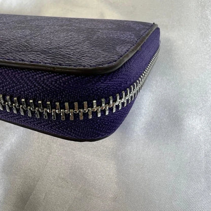 Coach Signature Long Zip Wallet – Purple