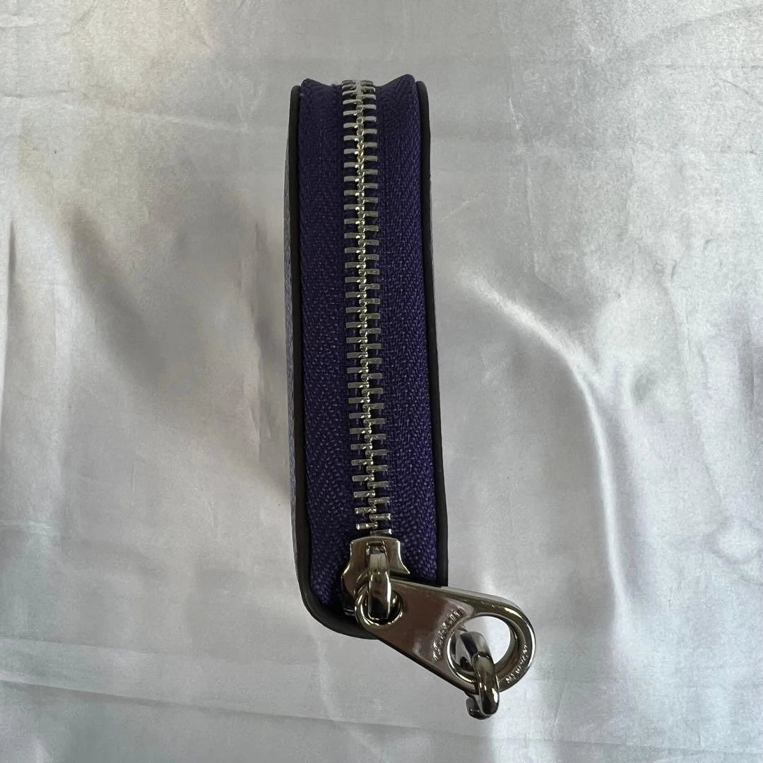 Coach Signature Long Zip Wallet – Purple