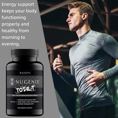 Nugenix Total-T Testosterone Booster 90 Capsules - Enhanced Endurance and Energy